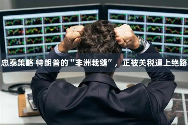 忠泰策略 特朗普的“非洲裁缝”，正被关税逼上绝路